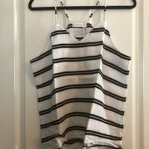 Dahlya Stripe Tank Top/Camisole L